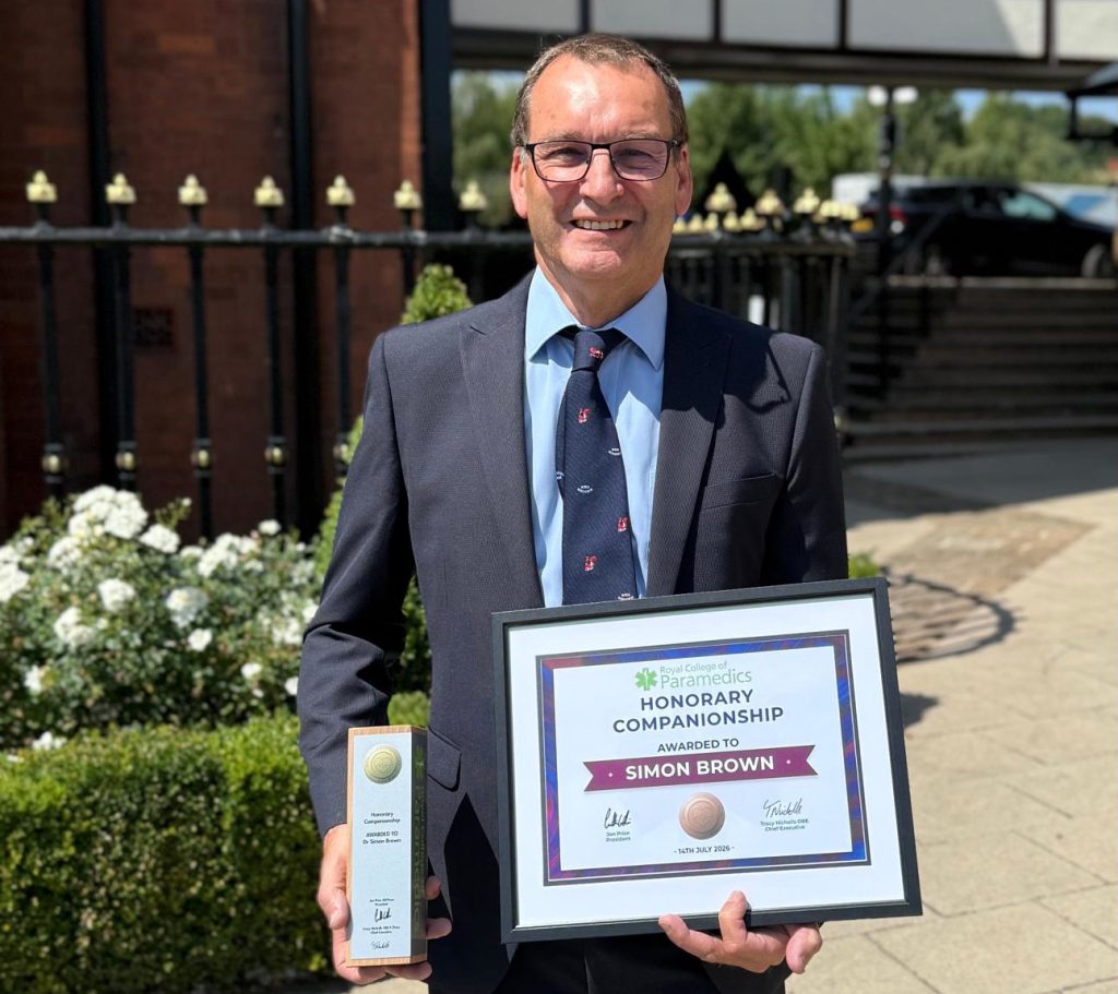 Simon Brown CoP Award July 2026